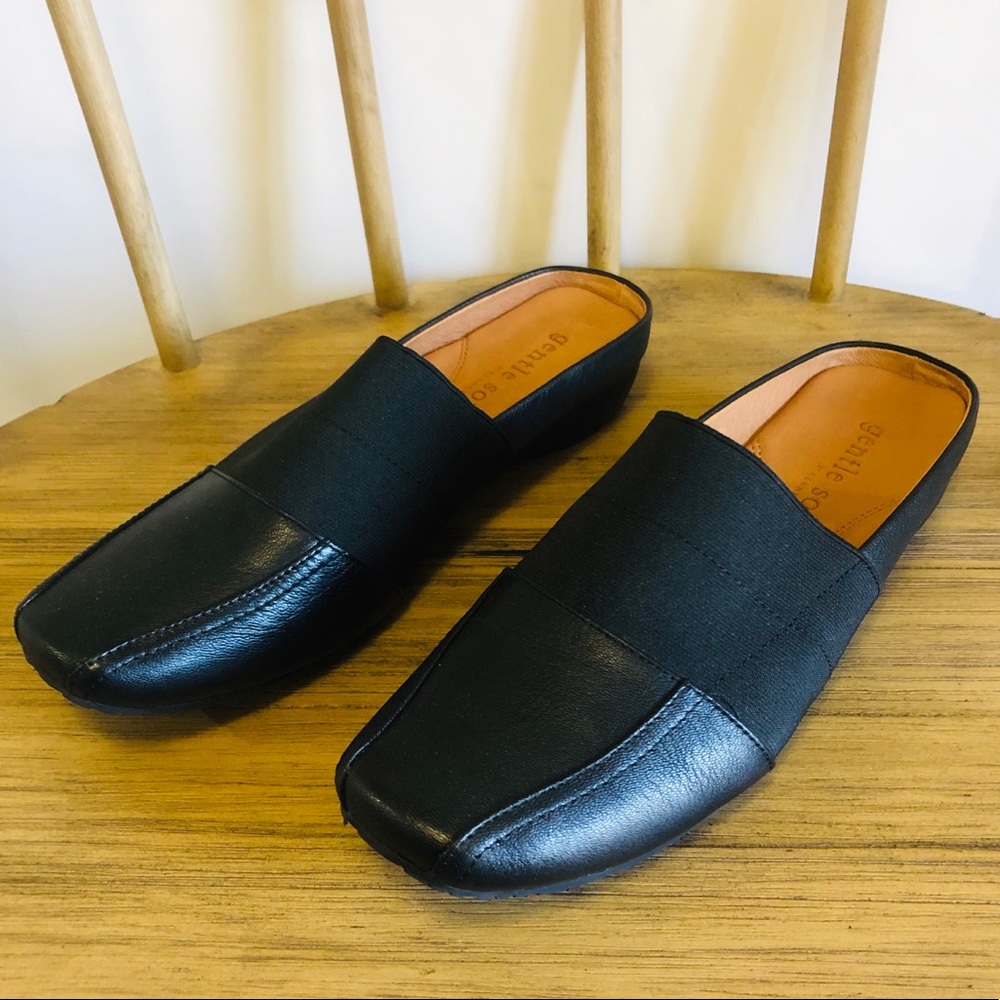 NEW Gentle Souls Kenneth Cole ISO Leather Mules